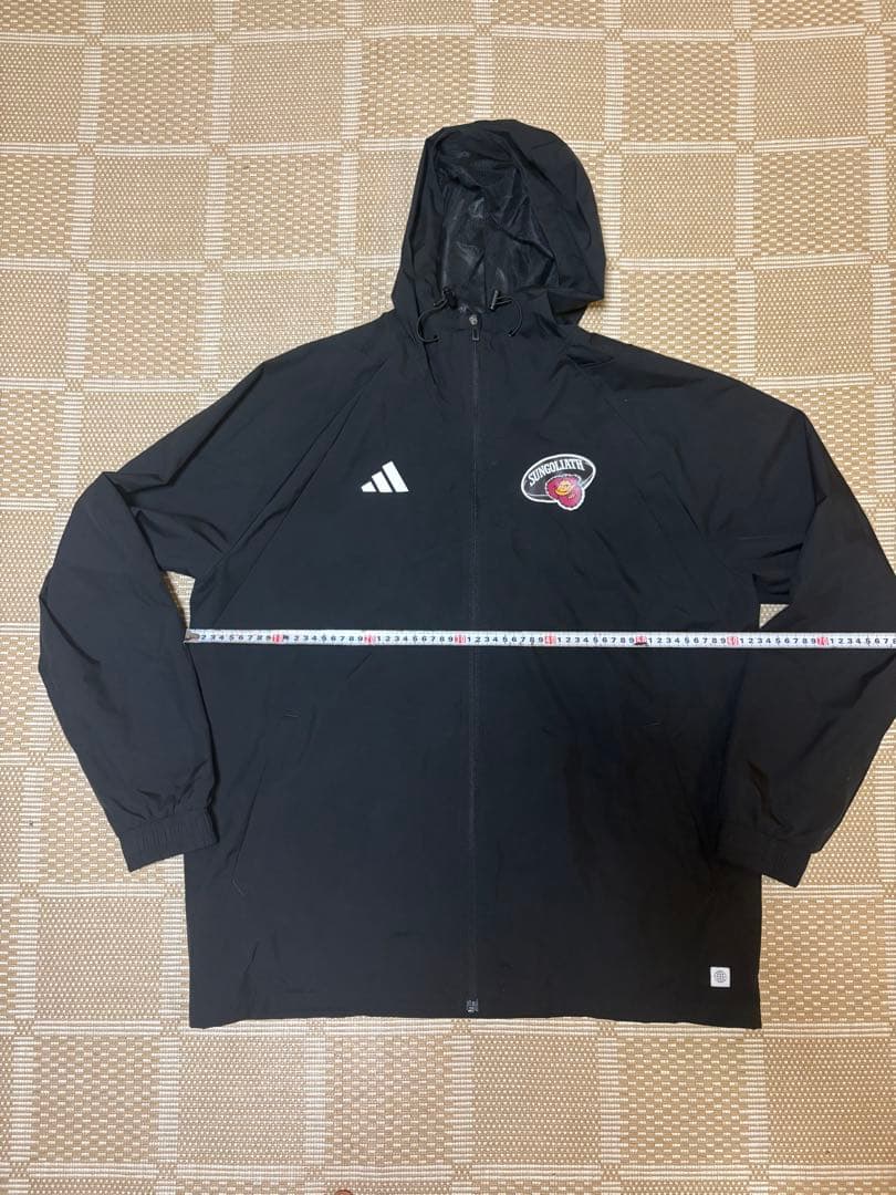 キャラメル　東京サントリーサンゴリアス adidas ナイロンジャケット