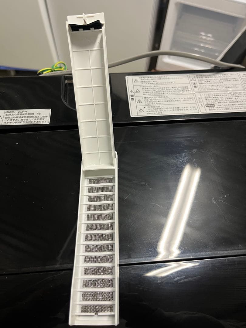 【高年式】RORO YWM-T55LK 縦型洗濯機本体 ブラック 2024年T