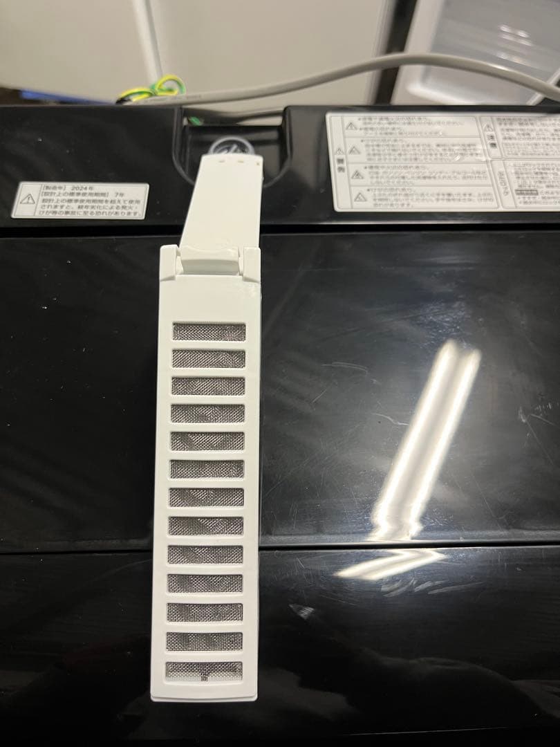 【高年式】RORO YWM-T55LK 縦型洗濯機本体 ブラック 2024年T