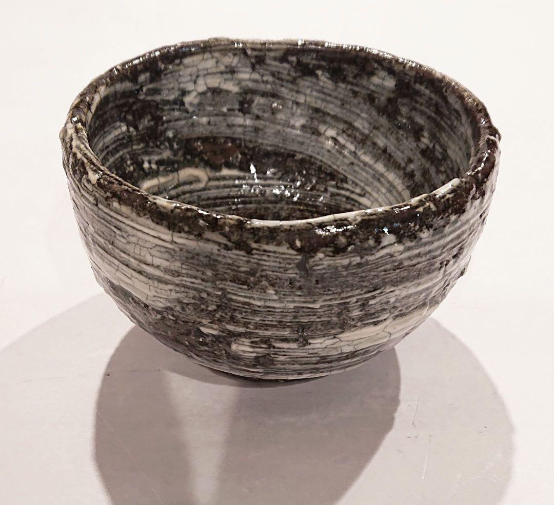 茶道具 刷毛目唐津 汲み出し湯呑(茶碗) 5客組 中川自然坊