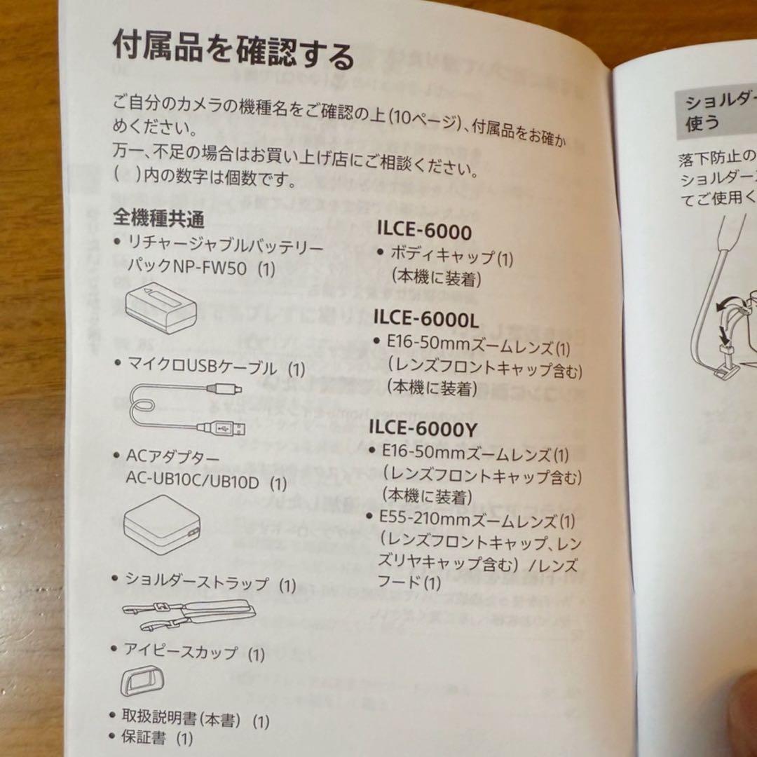 【Jam...23様限定】SONY α6000 ダブルズームレンズキット