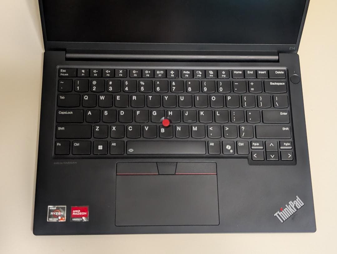 ThinkPad E14 gen6 AMD Ryzen7735U USキーボード