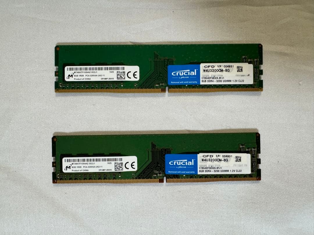 【プン介様用】AMD Ryzen 5 3600 メモリセット