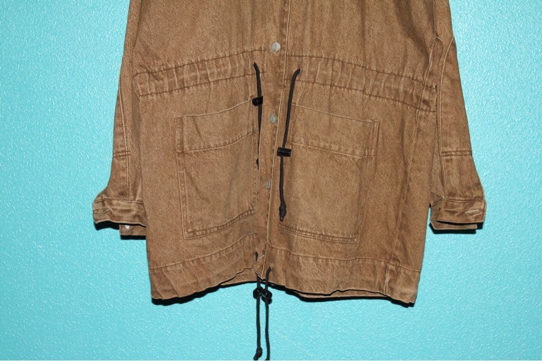 【80s❗️】CORNICHE デニム モッズコート L ブラウン 希少