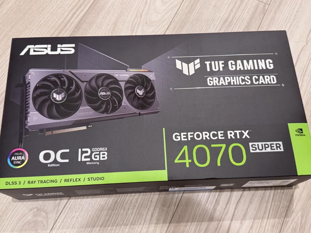 グラフィックボード・グラボ・ビデオカード ASUS TUF Gaming GeForce RTX 4070 SUPER