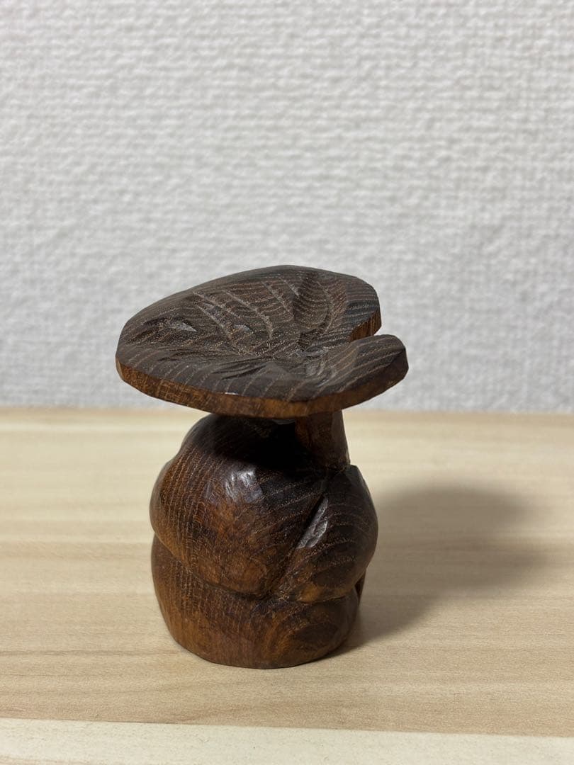 【最終値下げ】【希少】　木彫り　あとぐちさん作品　コロポックル
