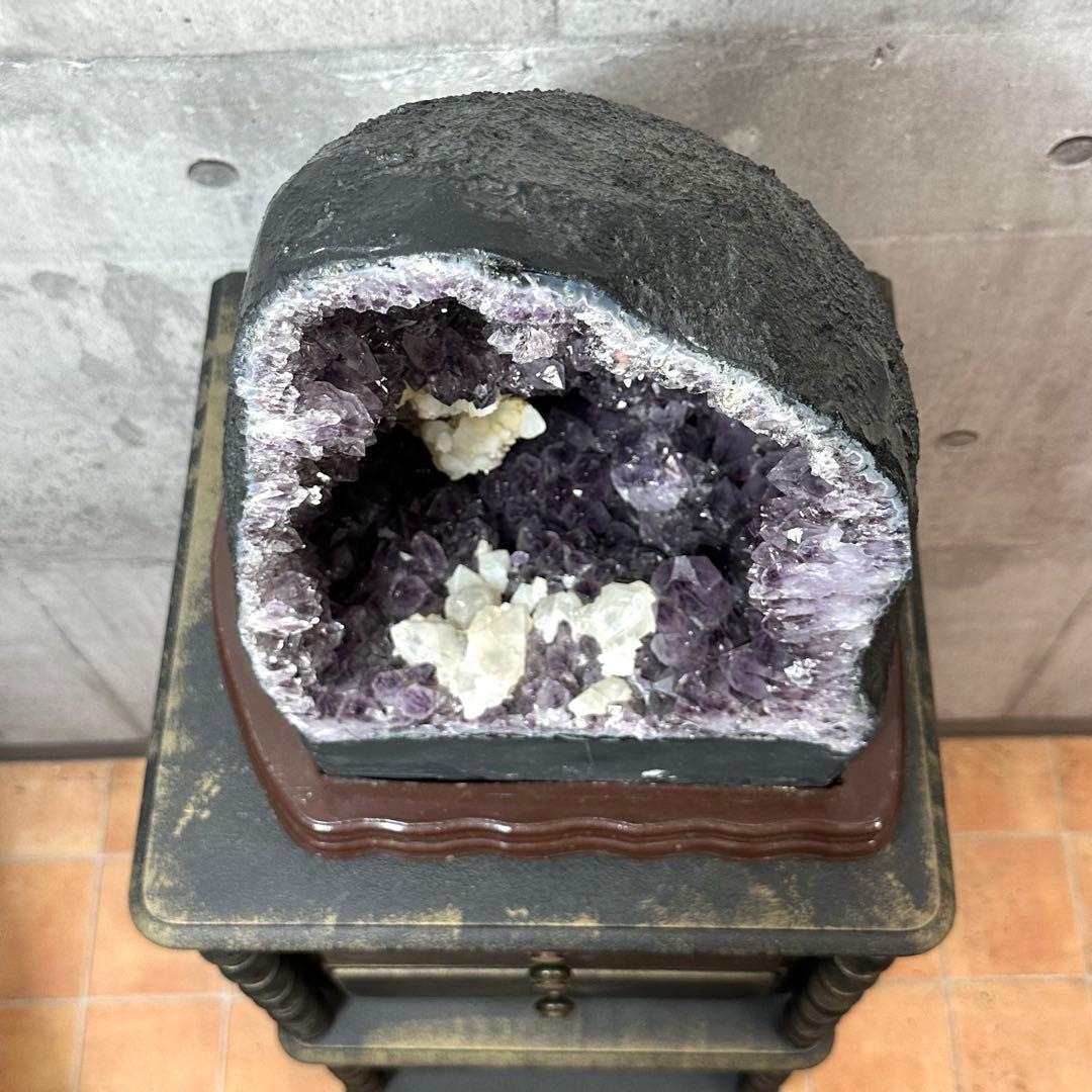 ⭐️35kg⭐️超巨大アメジストドーム クラスター 紫水晶　44cm×29cm