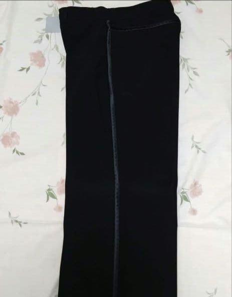 SALE☆チャコット　社交ダンス　M スラックス　側章　黒 ダンス衣装