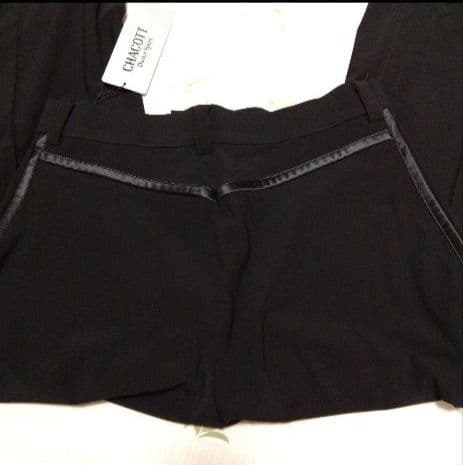 SALE☆チャコット　社交ダンス　M スラックス　側章　黒 ダンス衣装