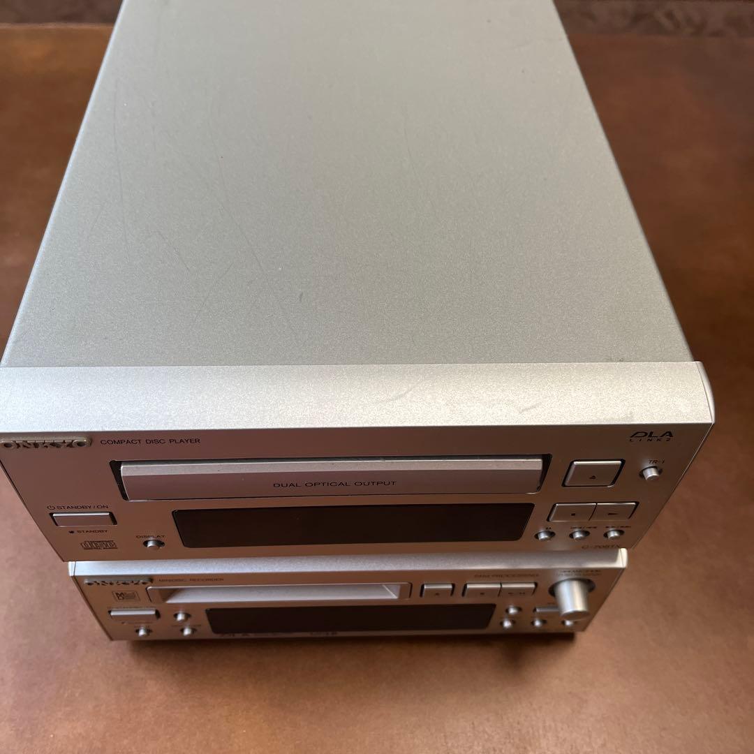 ONKYO C-705TX &MD-105TXディスクプレーヤー