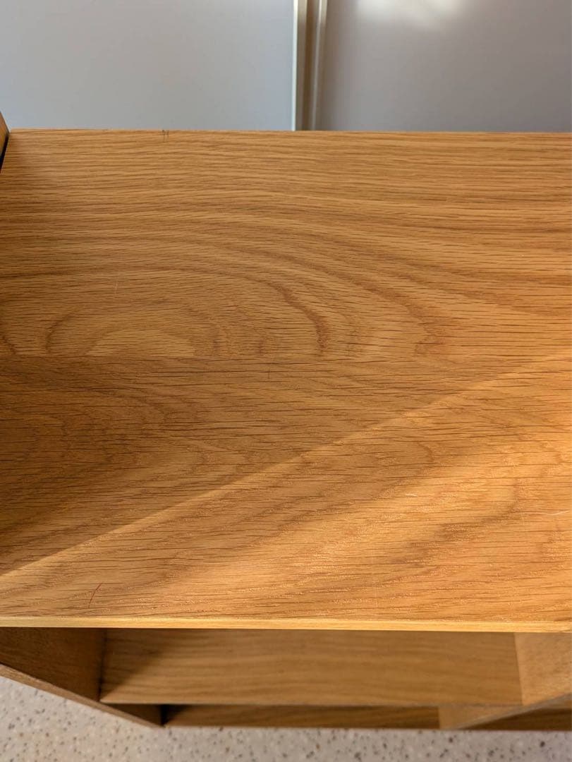 無印良品　スタッキングシェルフ5弾×2列・オーク材