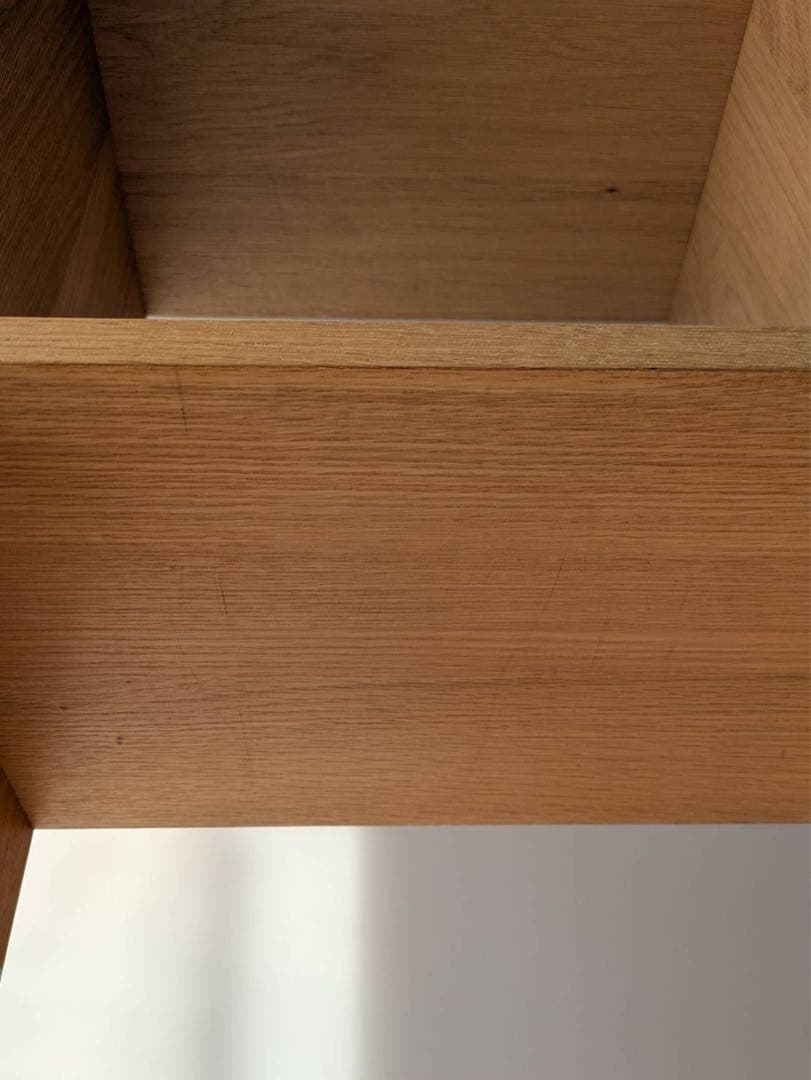 無印良品　スタッキングシェルフ5弾×2列・オーク材