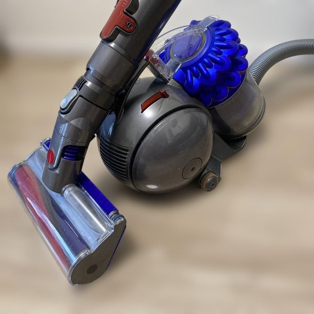 キャニスター掃除機 サイクロン式 グレーと青
