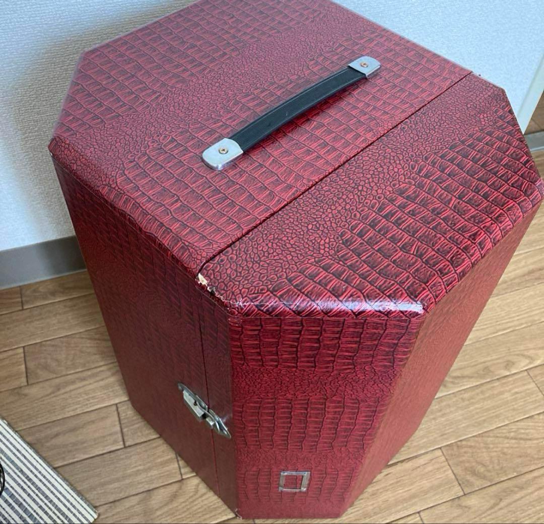 高級日本髪　高級かつら　ケース付き　かつら　舞踏　小道具　コスプレ　芸者　女形