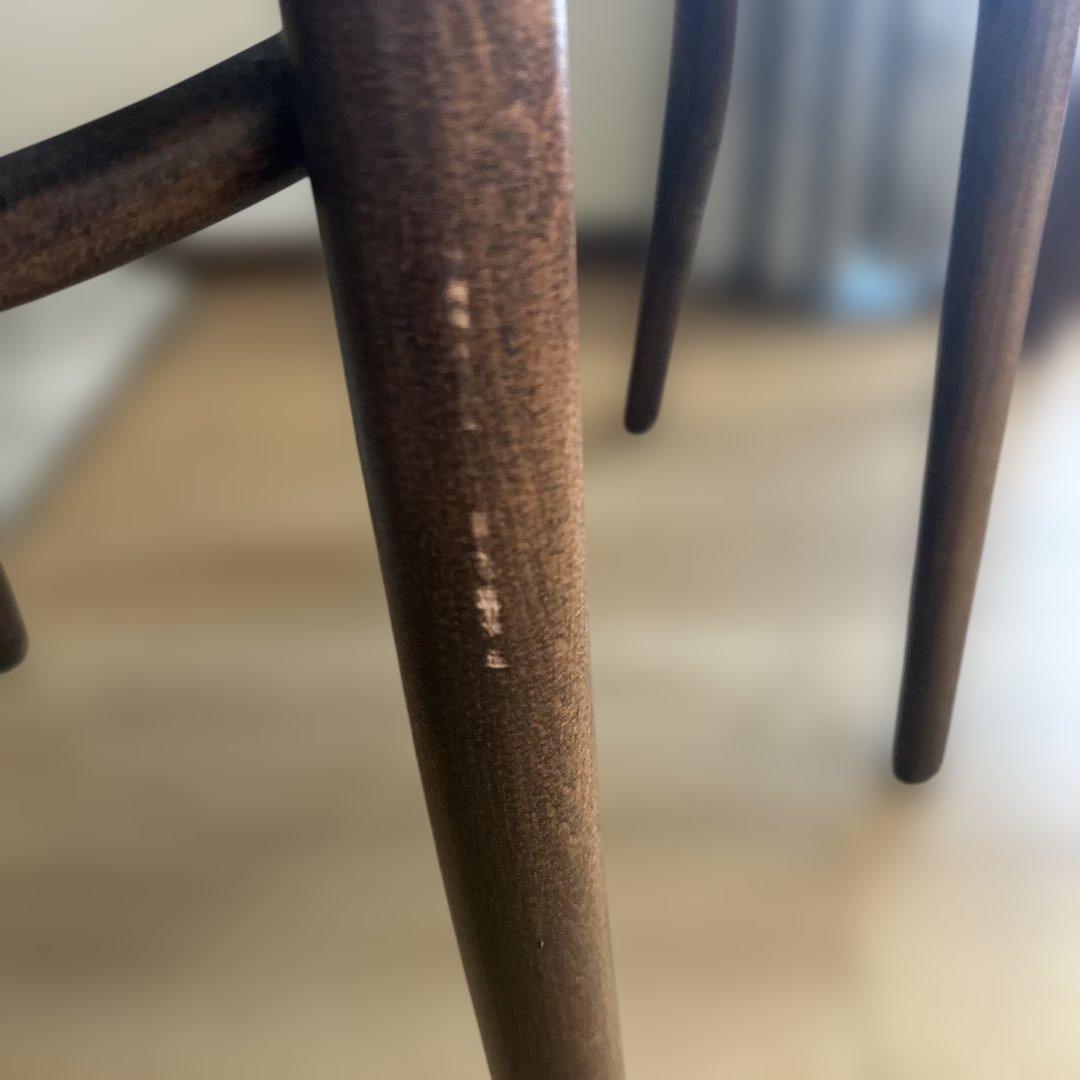 lapin　チェコTON社アンティーク風まげ木ダイニングチェア2脚セット