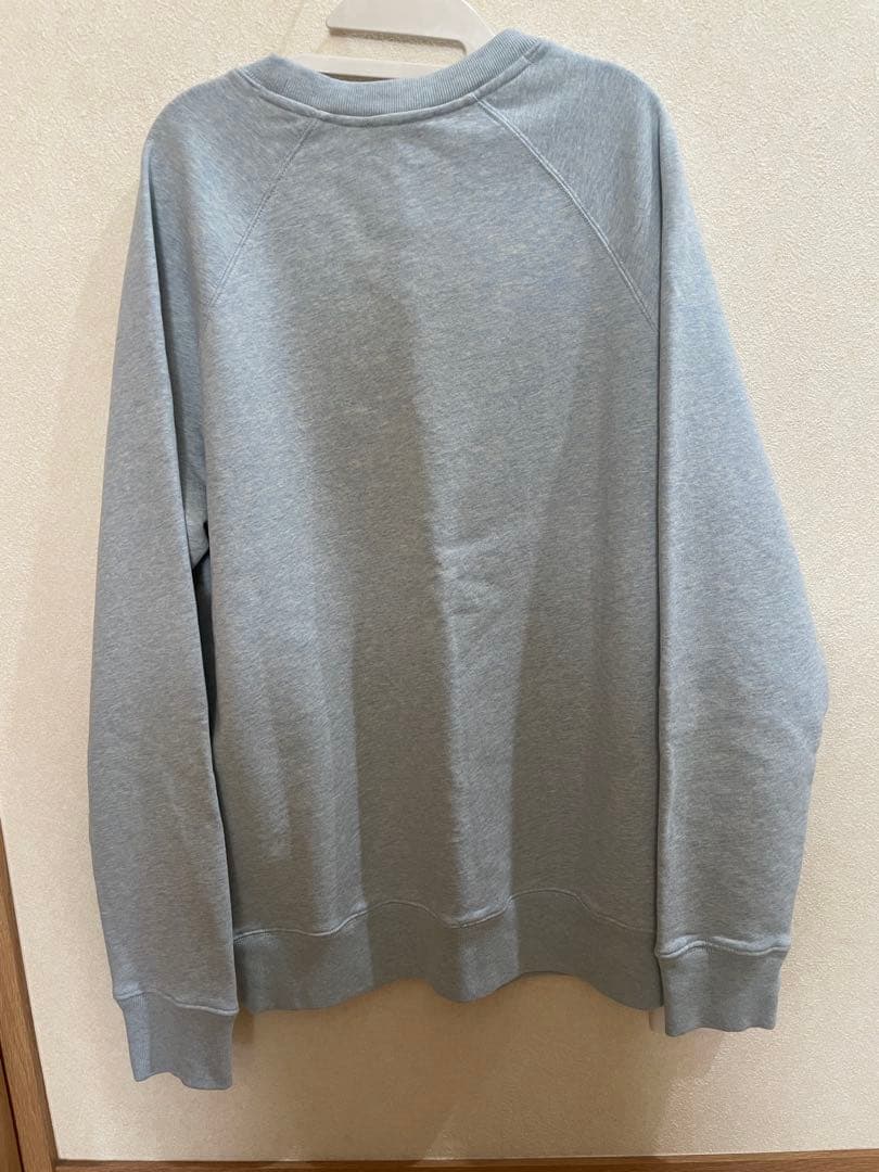 新品未使用 メゾンキツネ グレーフォックスベッド スウェットシャツ 水色 M