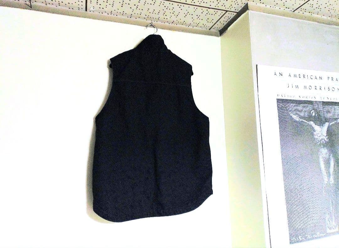 ■Carhartt ダックベスト【黒】モックネック現行✨USED美品