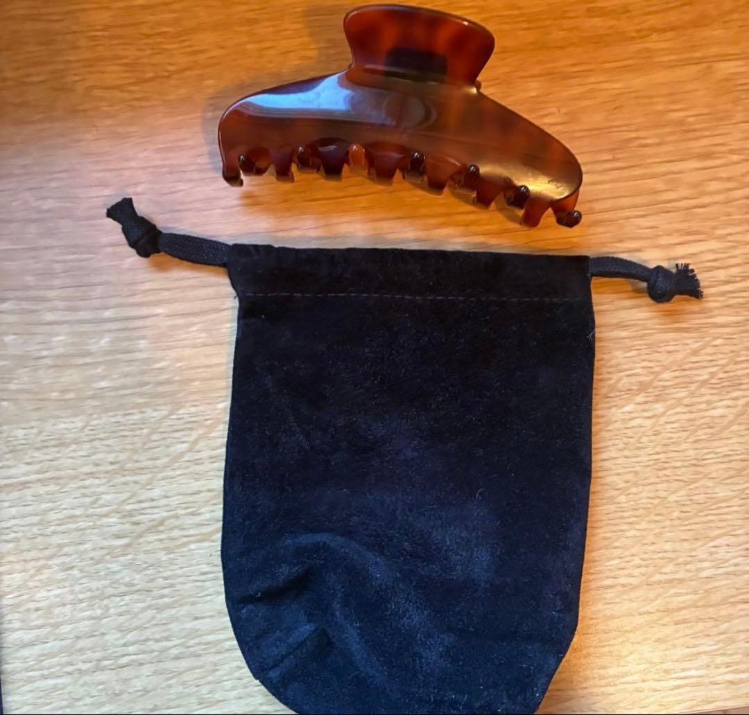 ALEXANDRE de paris ブラウン ヘアクリップ