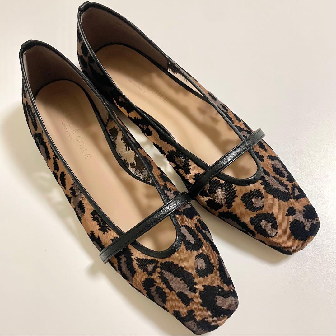 【新品未使用品】オデット エ オディール ストラップチュール フラットシューズ