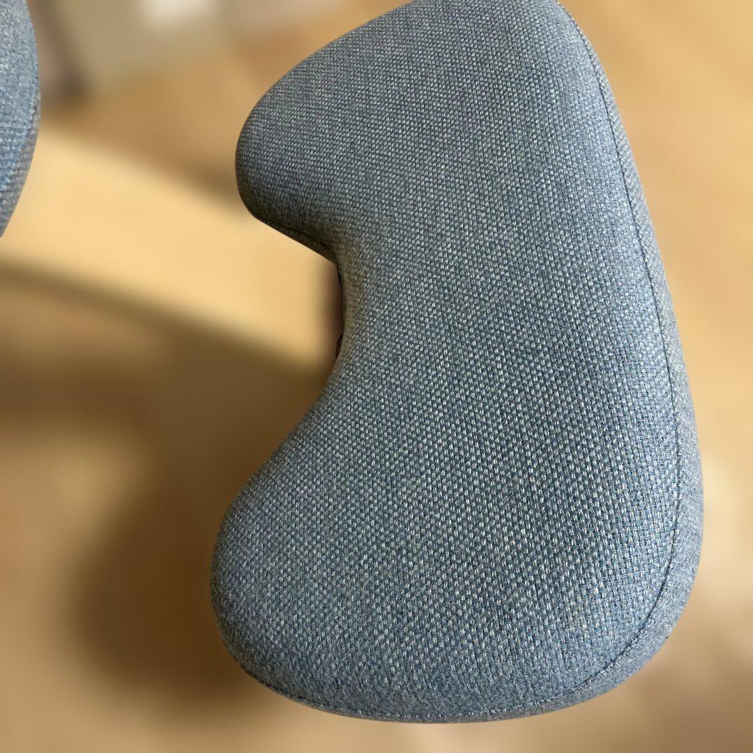 姿勢矯正チェア 青色 布地