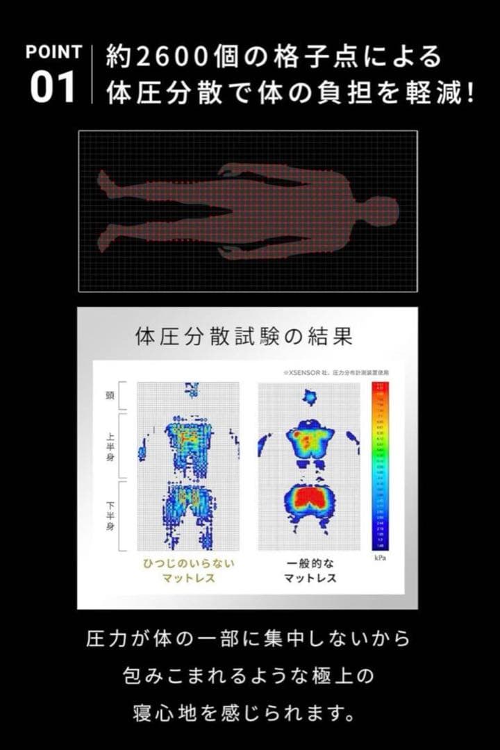 ヒツジのいらないマットレス SLEEPER シングル 未開封 送料無料