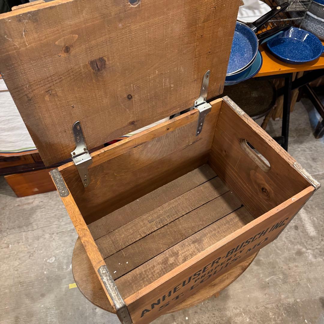 【超美品】Budweiser ヴィンテージ木箱