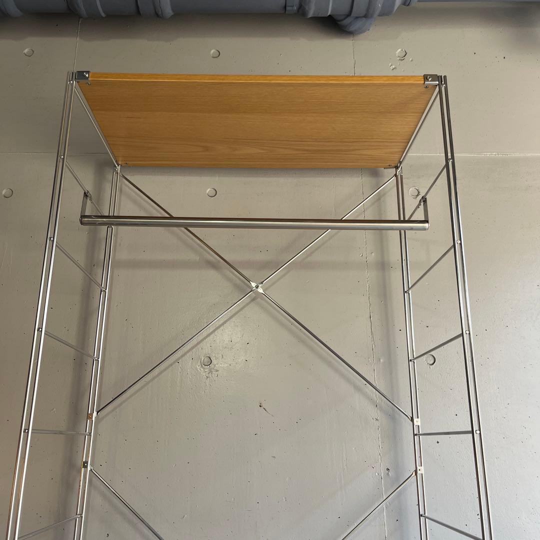 notes★無印 ステンレスユニットシェルフ・オーク材・ワードローブセット