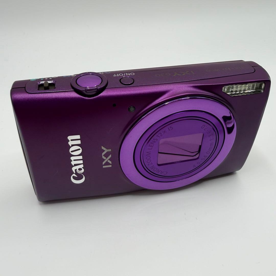 美品 Canon IXY 630 デジタルカメラ パープル 動作品