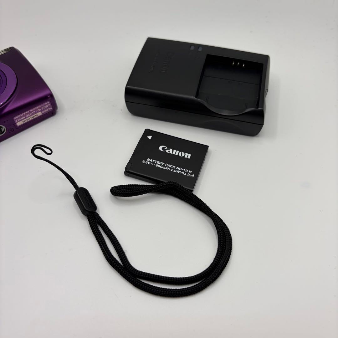 美品 Canon IXY 630 デジタルカメラ パープル 動作品