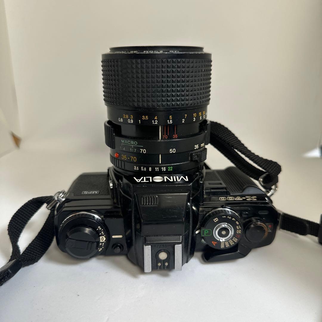 Minolta X-700 MD35-70mm f3.5 電池付き　露出計作動