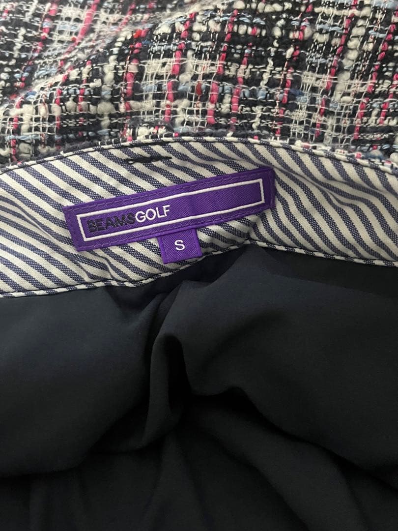 BEAMS golfツイード ミニスカート