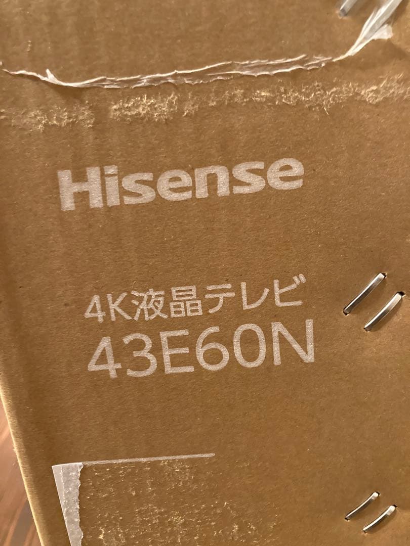 ハイセンス E60N 43インチ UHD 4K テレビ 本体　hisense