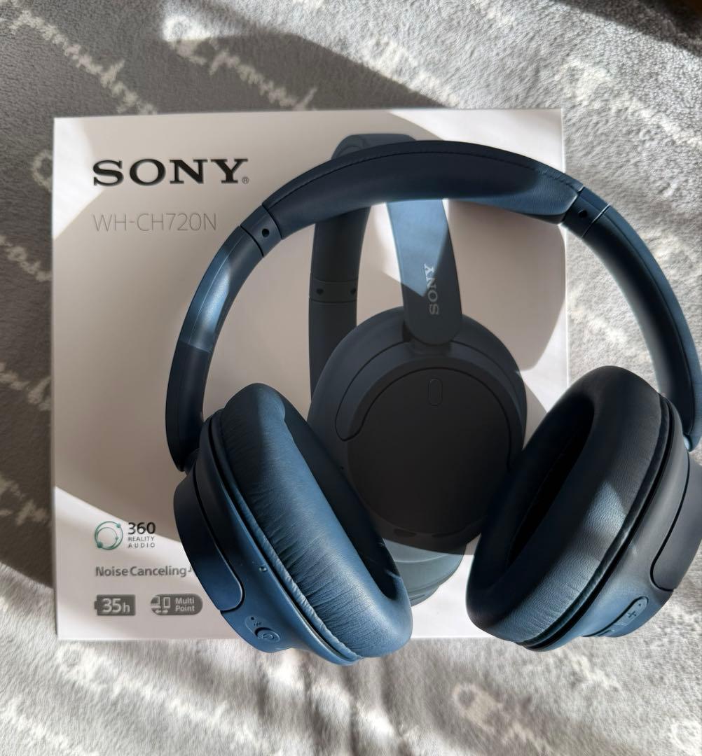 SONY WH-CH729N LC ノイズキャンセリング　ヘッドホン　ブルー