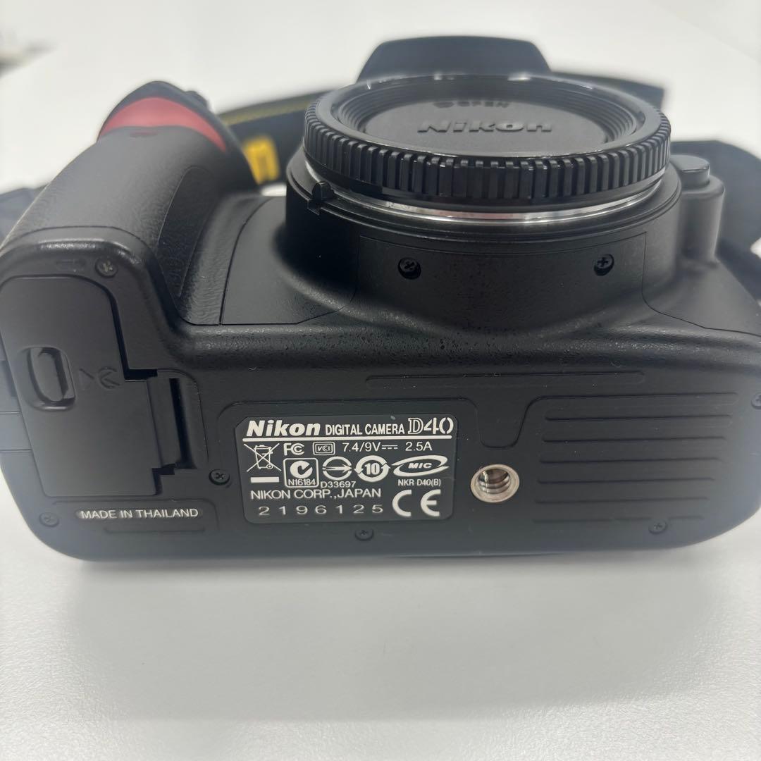 Nikon D40 デジタル一眼レフカメラ ブラック