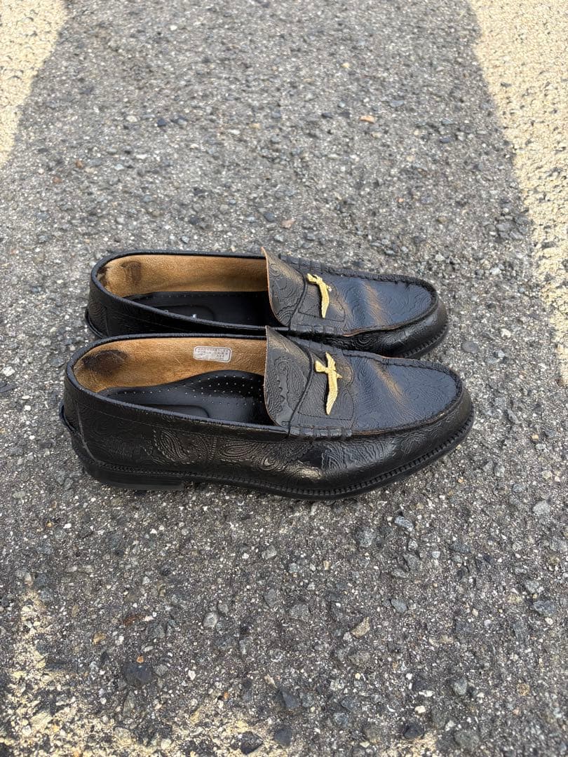 最終値下げ　kenford ペイズリーローファー　全面