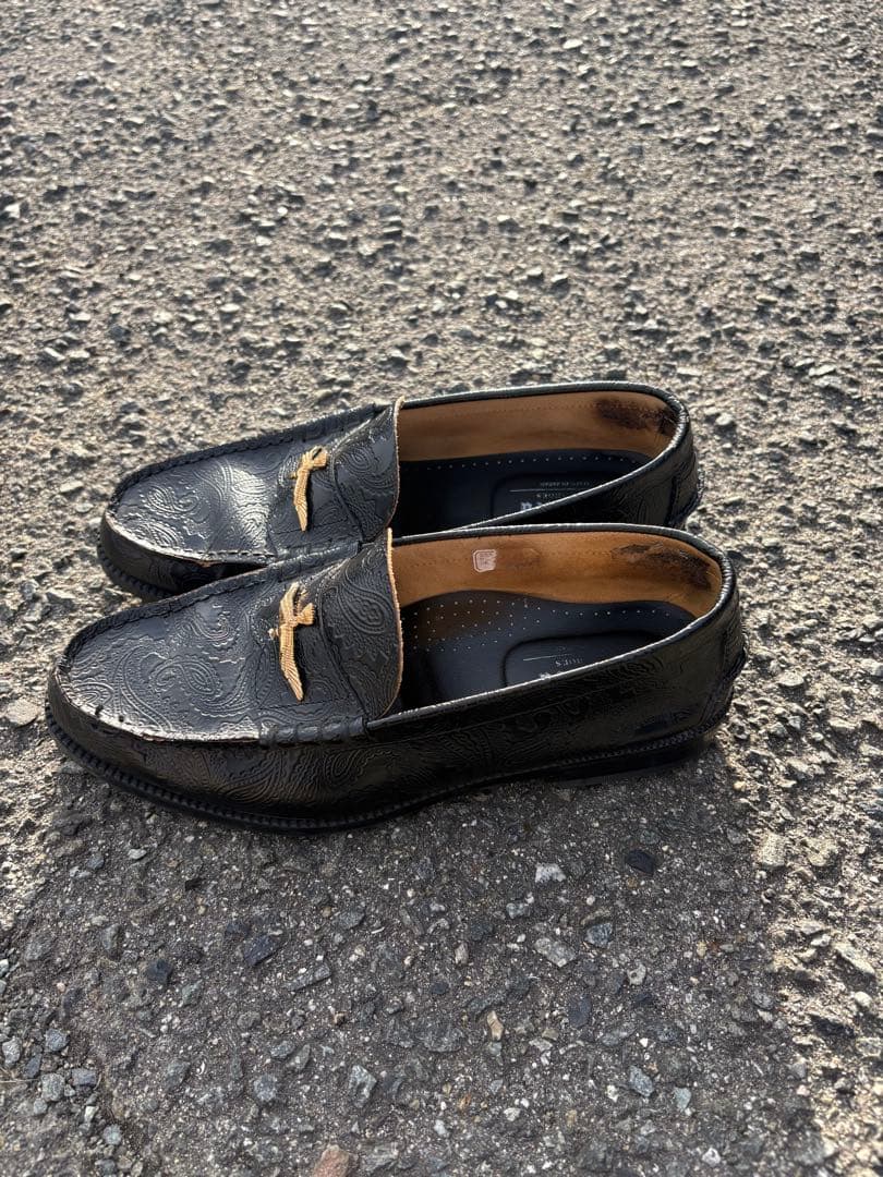 最終値下げ　kenford ペイズリーローファー　全面