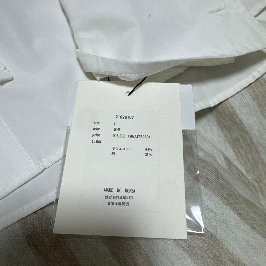 machatt　マチャット　アシメカラーブラウス