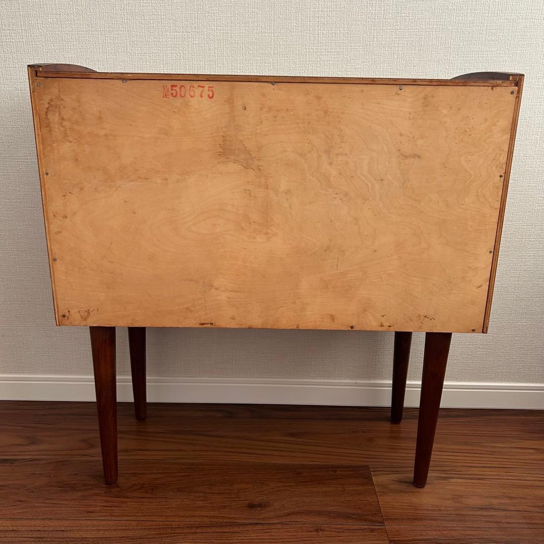 デンマーク　チーク　3段チェスト　スモールチェスト　北欧家具　ヴィンテージ