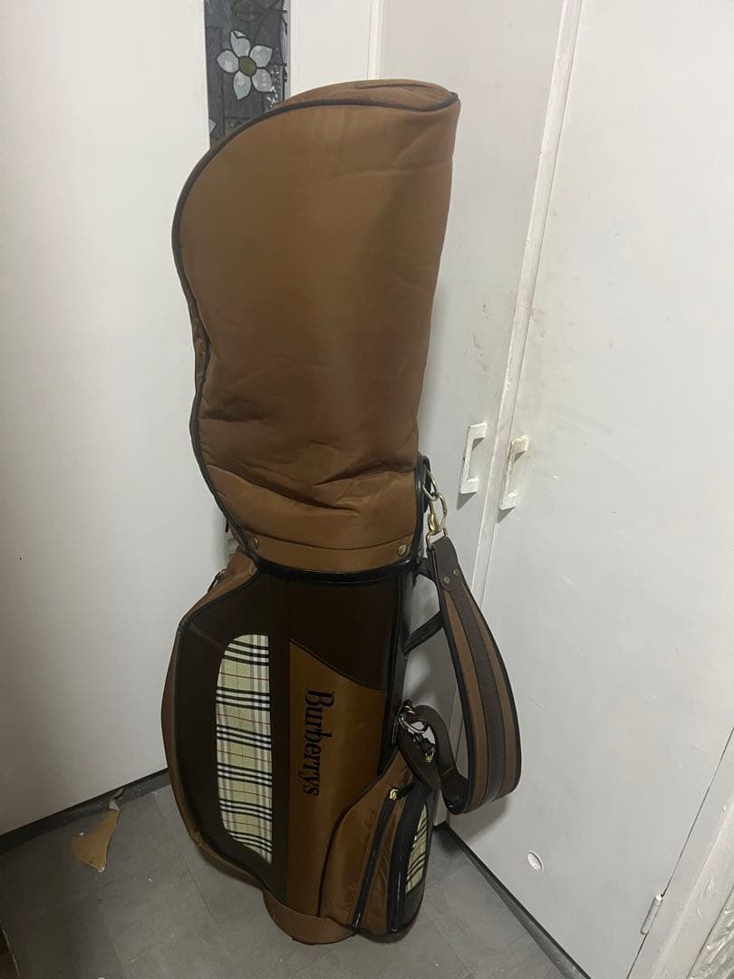 Burberrys キャディバッグ ブラウン チェック柄
