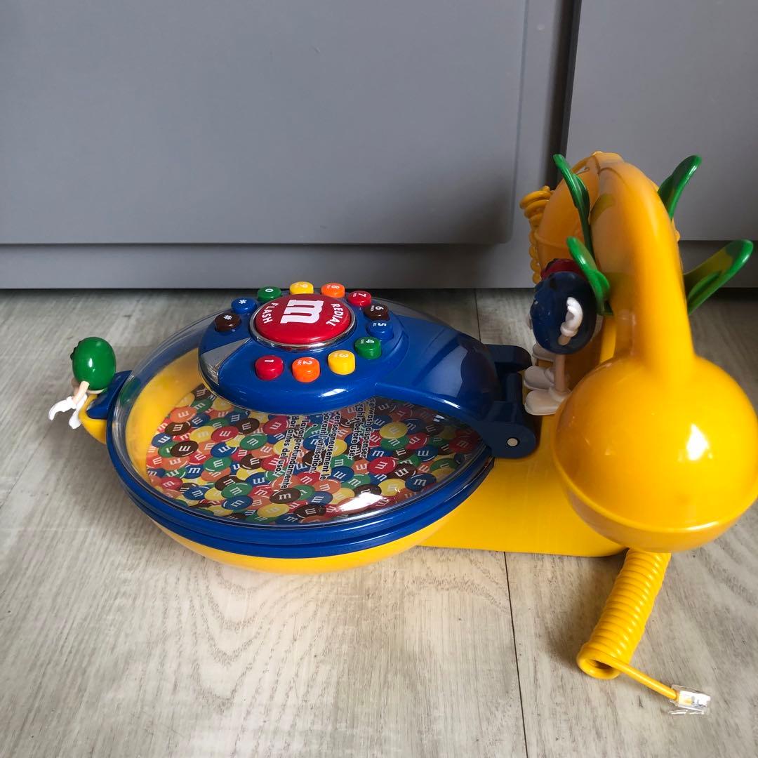 新品箱付デッドストックアメリカUSAビンテージM&Msキャンディディッシュ電話機