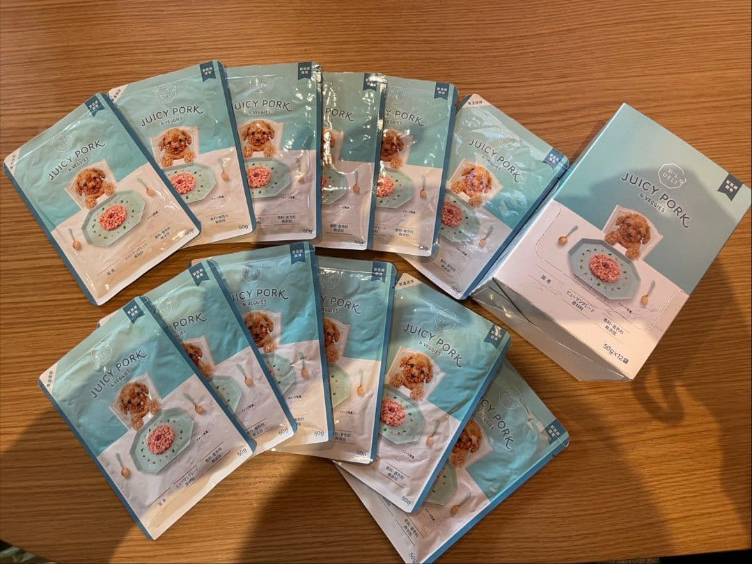 ドッグフード JUICY PORK, AQUAGREE ,GREEDY, IMMUNO