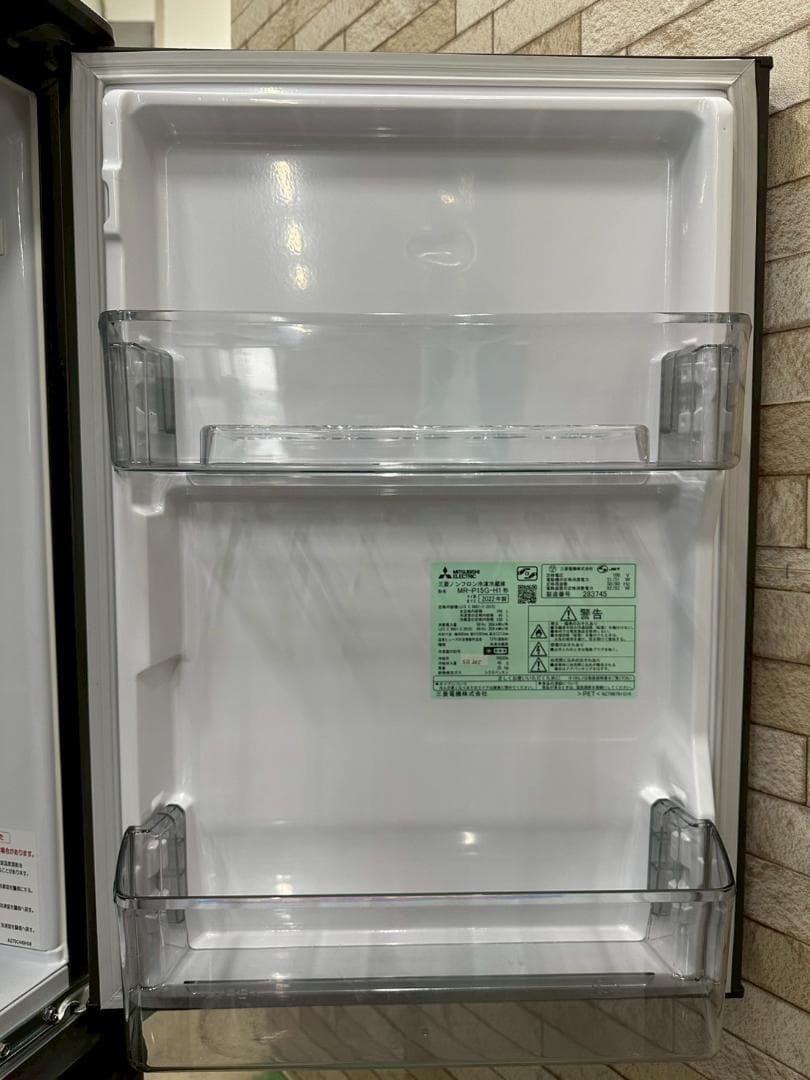 大阪送料無料★3か月保障付き★冷蔵庫★三菱★MR-P15G-H★SR-305