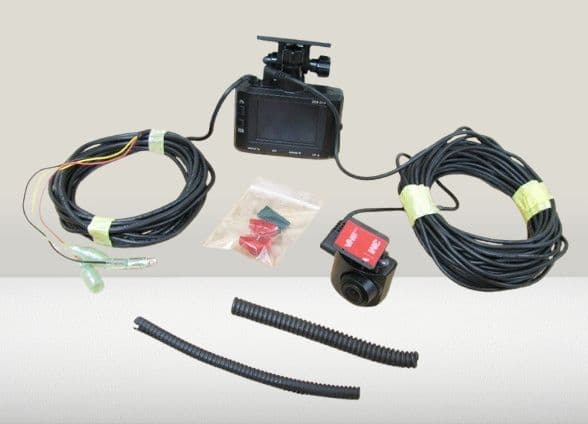 ★コムテック ZDR016 高性能 前後2カメラ ドライブレコーダー 動作品