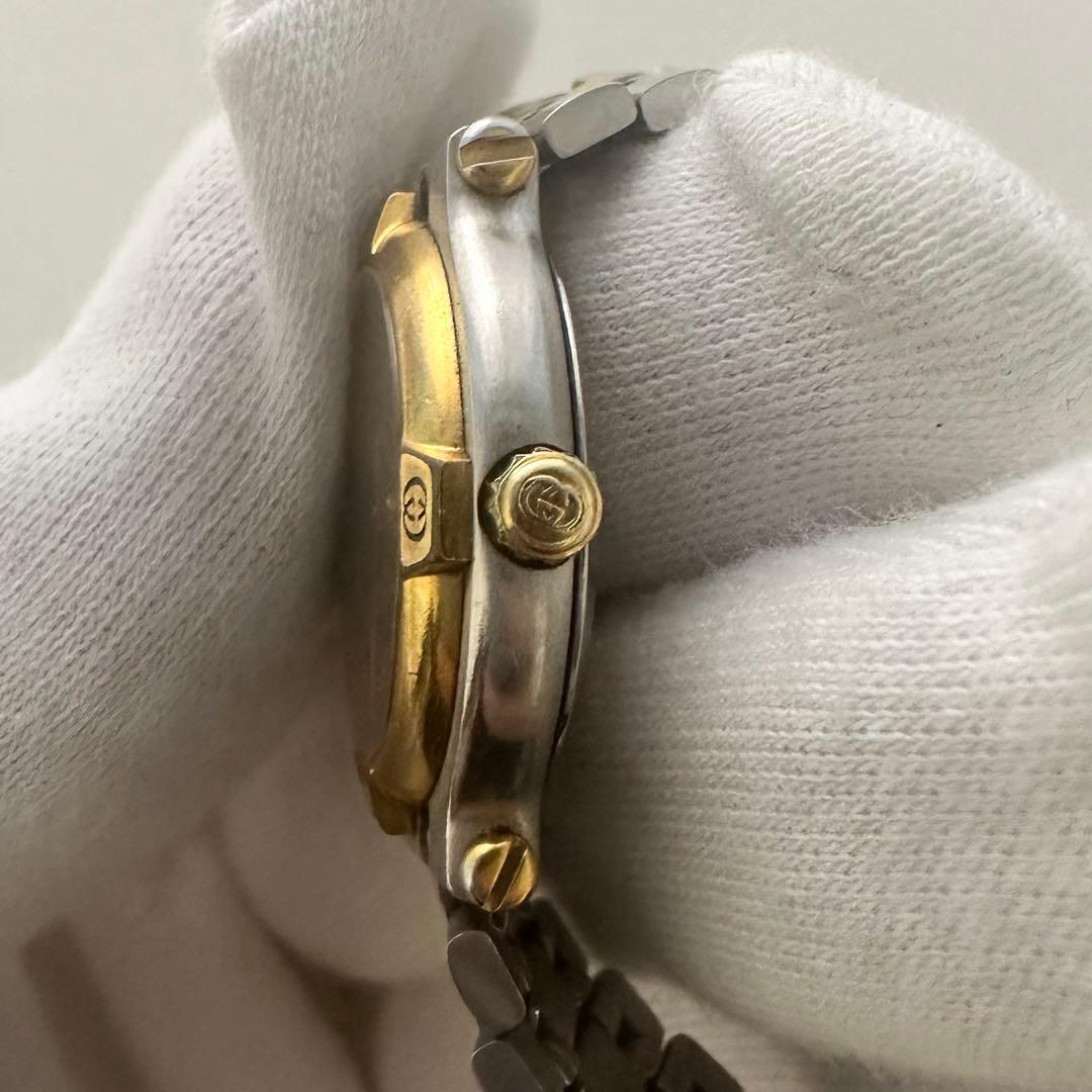 GUCCI グッチ ヴィンテージ9000L 文字盤ブラック レア 人気