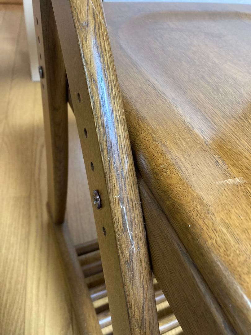 【練馬区　杉並区　引取り4000円引】浜本工芸　学習椅子　学習チェア　高さ調整可