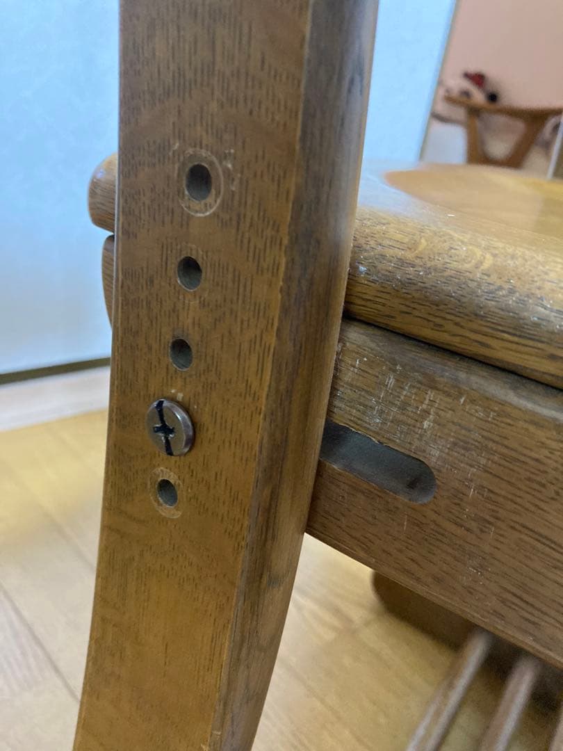 【練馬区　杉並区　引取り4000円引】浜本工芸　学習椅子　学習チェア　高さ調整可