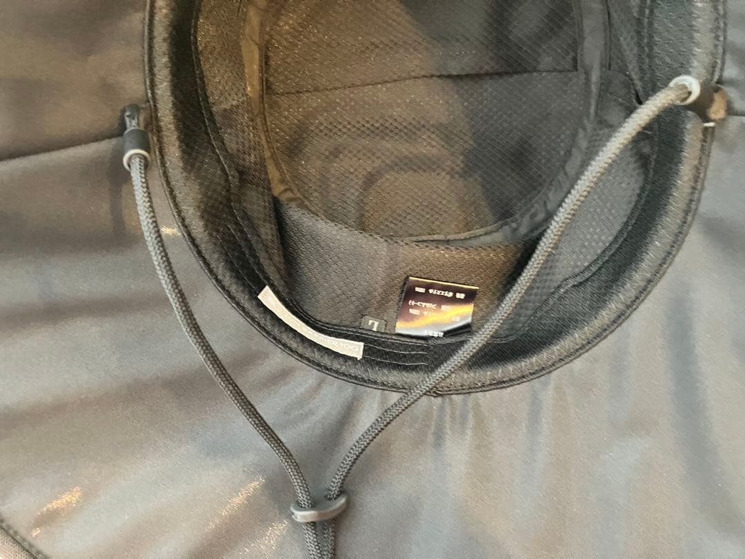 新品　試着のみ　サンバリア　黒　ウィンドハット　Lサイズ