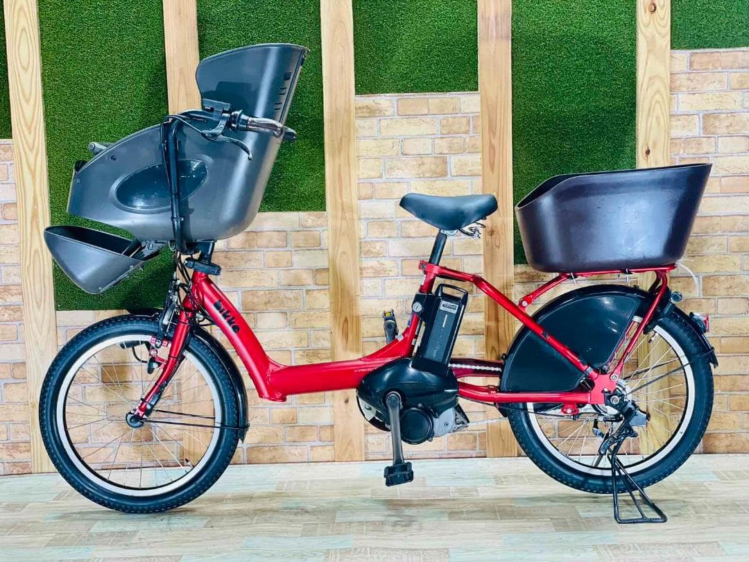 2018 レッド 超人気 BIKKE ブリヂストン電動アシスト自転車 H1302