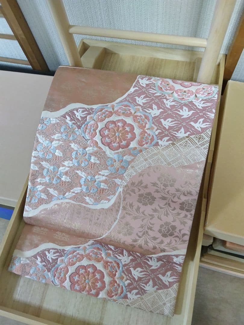 専用 最終値下げ F‐305 付け下げ 京友禅 組紐 袷 金彩 銀彩 暈し 美品