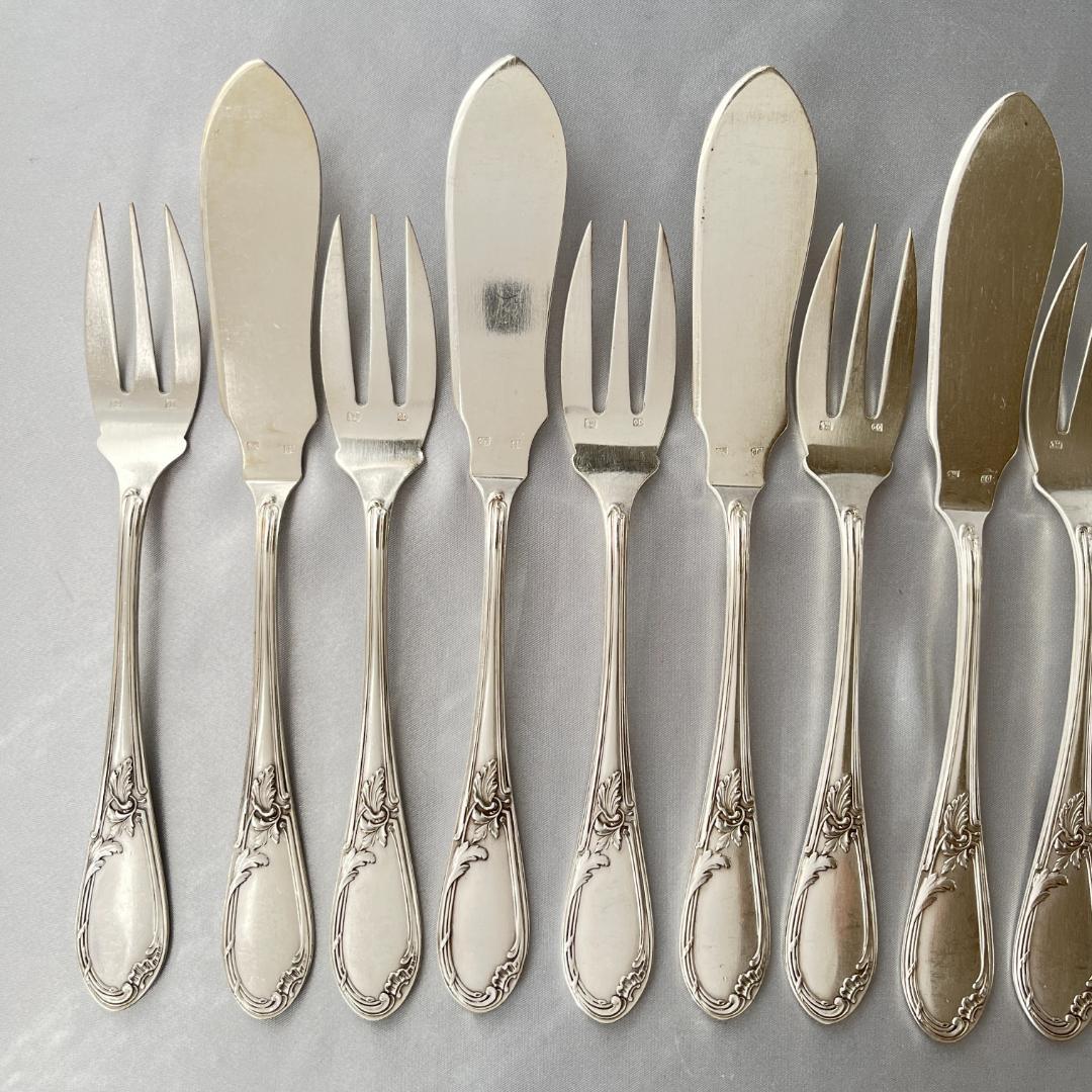 【仏蘭西】 Louis XV カトラリーセット 12本　ルイ15世様式